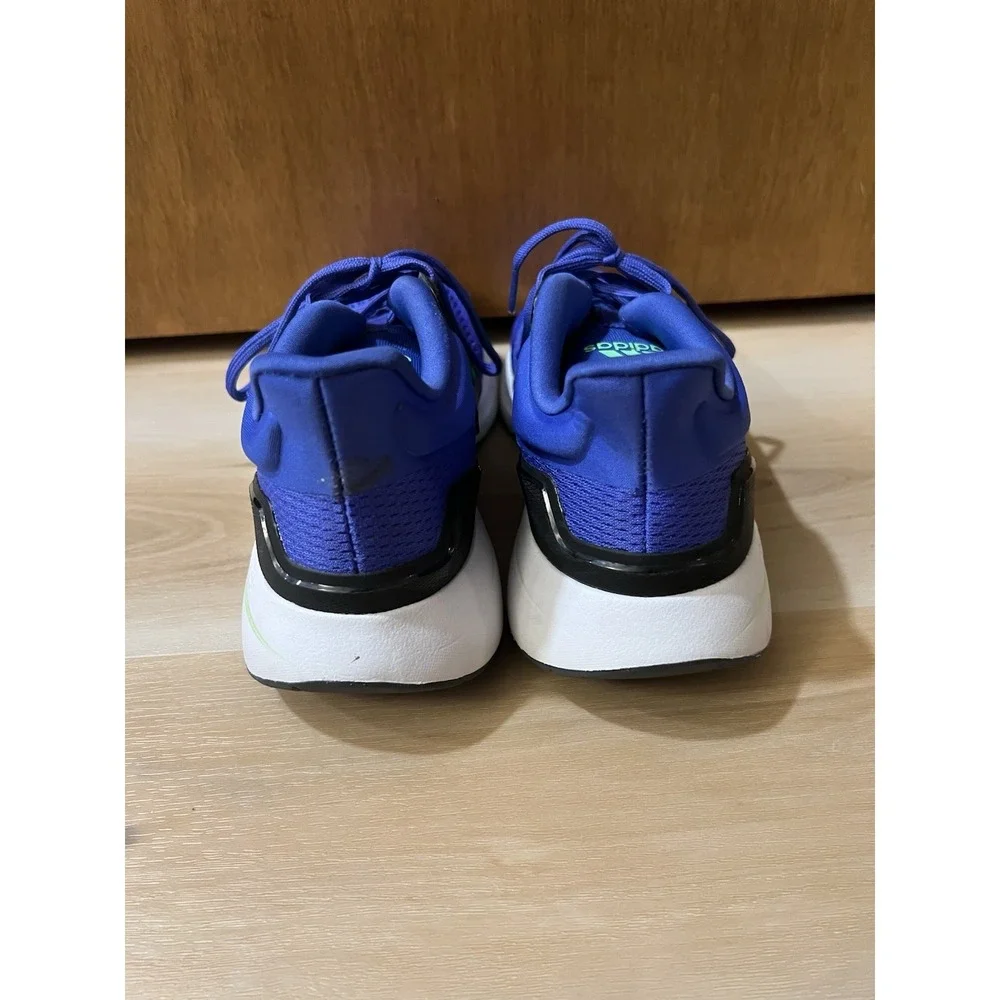 Adidas EQ21 Run Mens 8 Athletic Sneaker Blue Sonic Trainer Running Gym Training‎